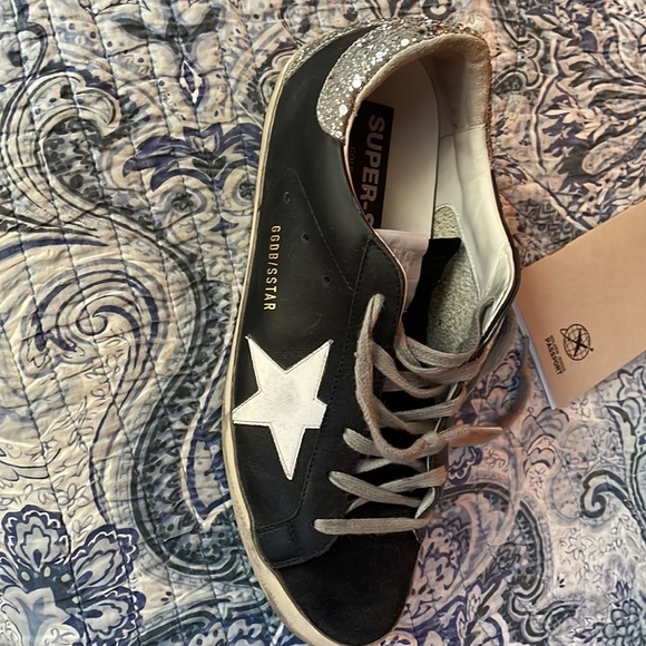 Golden Goose Superstar - black with silver glider - 40 - Picture 3 of 7